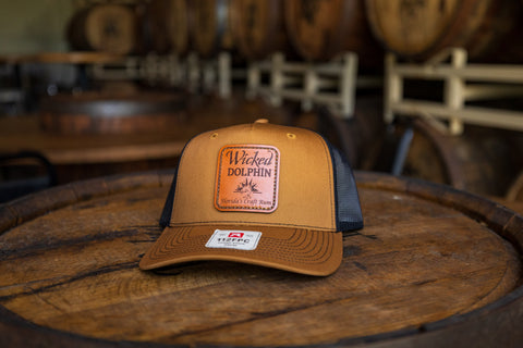 Leather Patch Trucker Hat