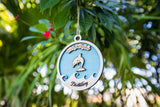 Rustic Dolphin Ornament