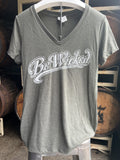 'Be Wicked' V-Neck T's