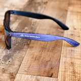Matte Wood Grain Sunglasses